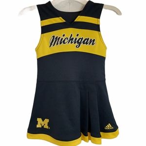 University of Michigan Cheerleader Dress 4T Girls